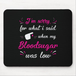 Mousepad T1D Diabetes Tipo 1 Diabetes Presente M