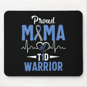 Mousepad T1D Orgulho Mama Diabetes Sensibilização Tipo 1 In