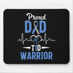 Mousepad T1d Sensibilização para a Diabetes Orgulhosa do Pa