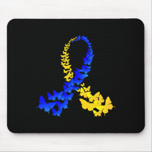 Mousepad T21 Sindroma Mundial de Borboleta para Baixo Dia d