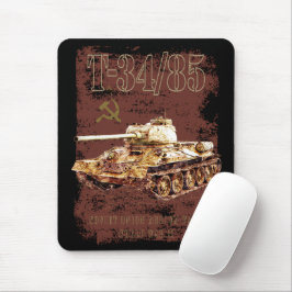 Mousepad T-34-85 Tanque Médio da União Soviética da Segunda