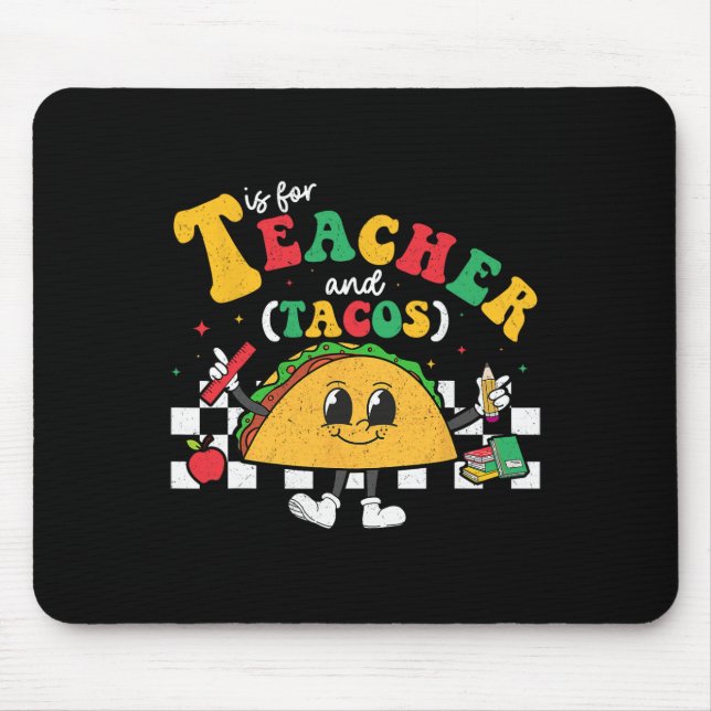 Mousepad T É Para Professora E Taco Terça Cinco De Mayo Te (Frente)