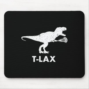 Mousepad T-lax Dinossauro . Jogador de Lacrosse Dino Lax Le