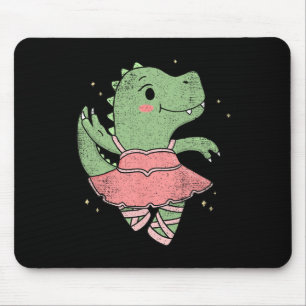 Mousepad T-rex dançante dinossauro Llerina para dançarino d