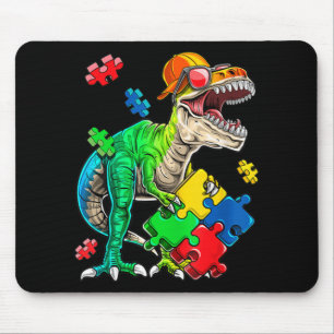Mousepad T Rex Dinossaur Autismo Autismo Quebra-cabeça Piec