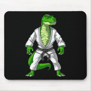 Mousepad T-rex Dinossauro Jiu-jitsu Judô Karatê Taekwondo M