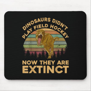 Mousepad T Rex Dinossauros Não Jogavam Hóquei em Campo Agor