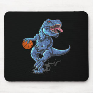 Mousepad T-Rex engraçado jogando amante do Sketll Player