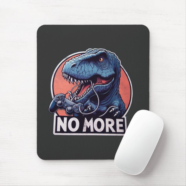 Mousepad T-Rex Gamer No More Design (Com mouse)