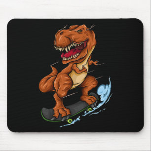 Mousepad T-rex skate - Cute Trex Dinossauro Skate