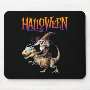 Mousepad T-rex Skeleton Ride Halloween