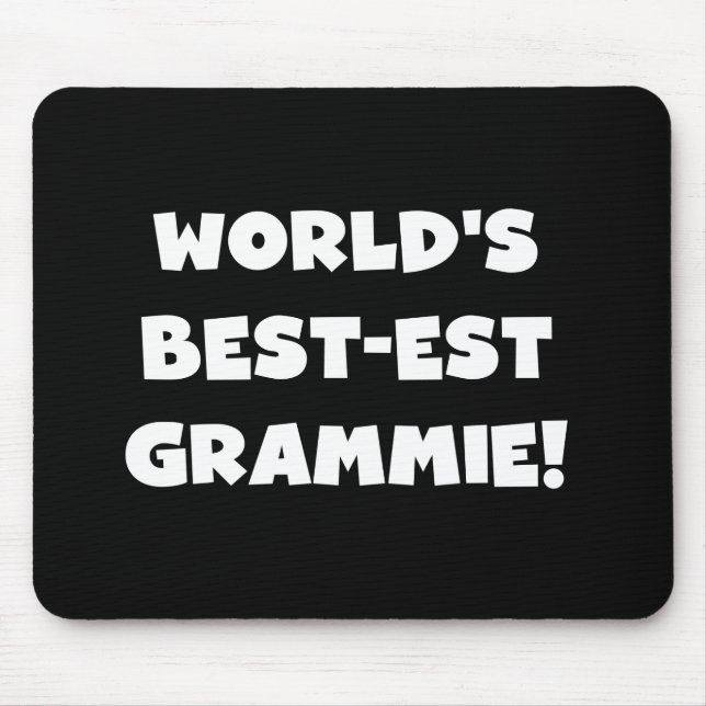 Mousepad T-shirt brancos e presentes do Melhor-est Grammie  (Frente)