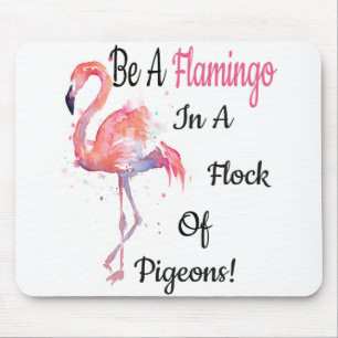Mousepad t-shirt do amor do flamingo