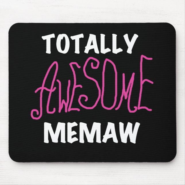 Mousepad T-shirt e presentes cor-de-rosa totalmente impress (Frente)