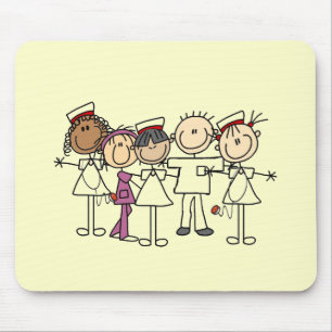 Mousepad T-shirt e presentes da semana das enfermeiras