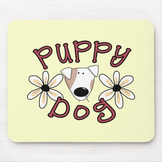 Mousepad T-shirt e presentes do cão de filhote de cachorro  (Frente)