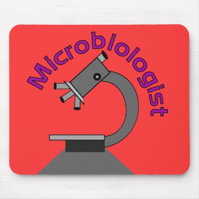 Mousepad T-shirt e presentes do microbiologista (Frente)