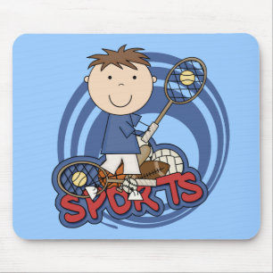 Mousepad T-shirt e presentes do tênis do menino dos