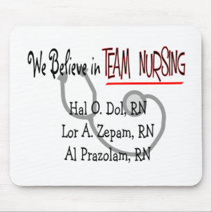 Mousepad T-shirt e presentes engraçados da enfermeira de