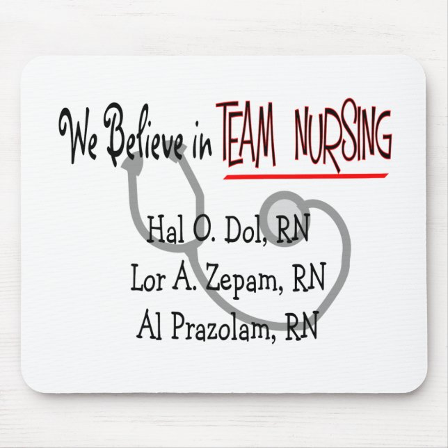 Mousepad T-shirt e presentes engraçados da enfermeira de (Frente)