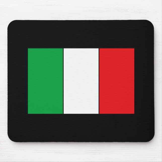 Mousepad T-shirt e presentes italianos da bandeira (Frente)