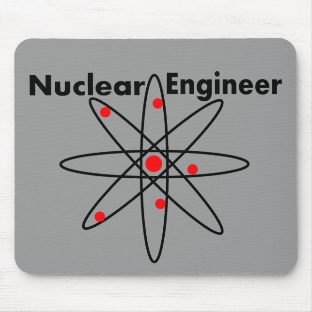 Mousepad T-shirt e presentes nucleares do engenheiro (Frente)