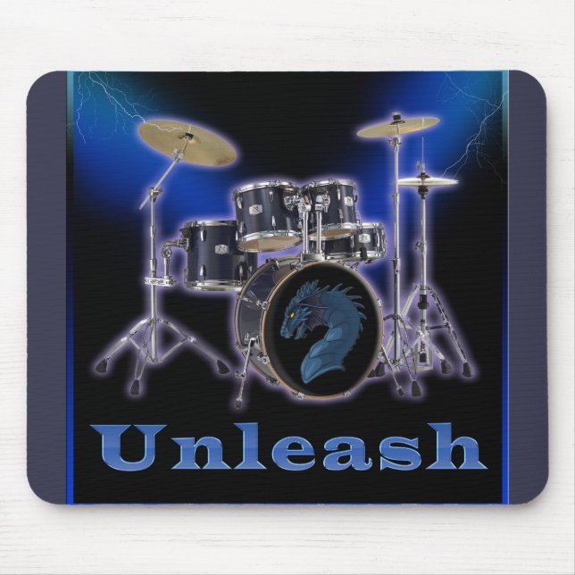 Mousepad t-shirts de baterista (Frente)