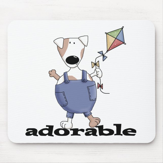 Mousepad T-shirts e presentes de cães adoráveis (Frente)