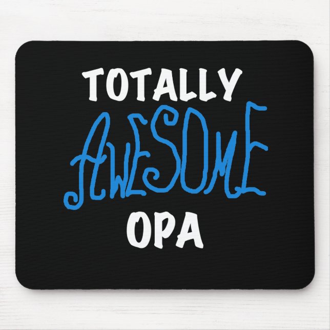 Mousepad T-shirts e presentes, totalmente incríveis, azuis (Frente)