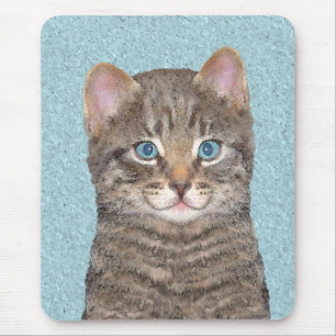 Mousepad Tabelas de cinzas por Pintura de Gato - Arte de Ga