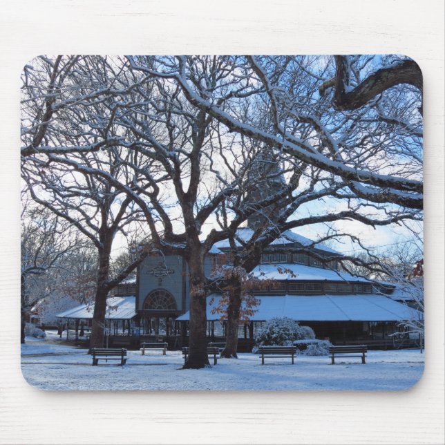 Mousepad Tabernacle Morning After Snow - Martha's Vineyard (Frente)