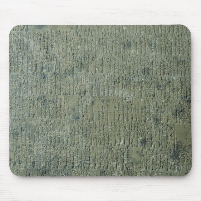 Mousepad Tabuleta com roteiro cuneiform (Frente)