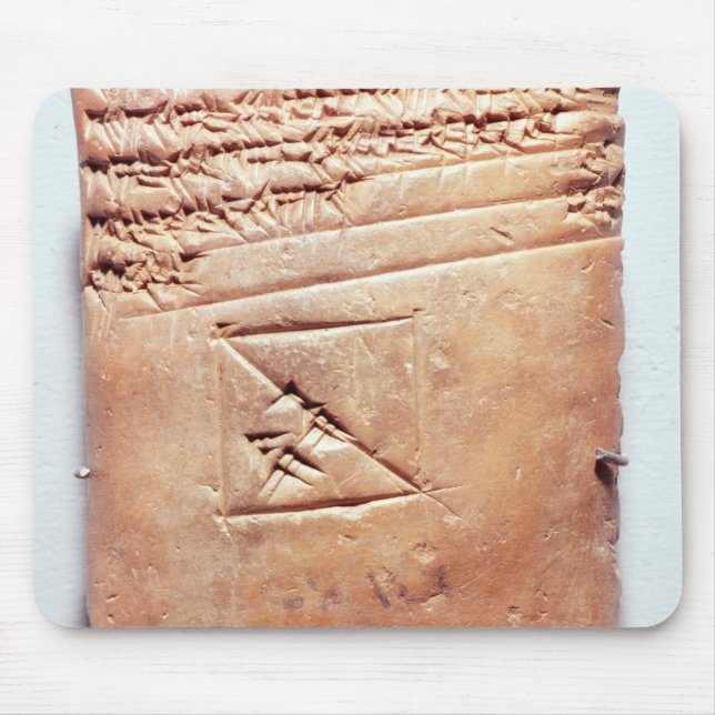 Mousepad Tabuleta com roteiro cuneiform, c.1830-1530 BC (Frente)