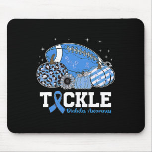Mousepad Tackle Diabetes Azul Diabéticos Tipo 1 Awaren