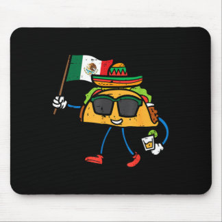 Mousepad Taco Bandeira México Cinco De Mayo Mexicano