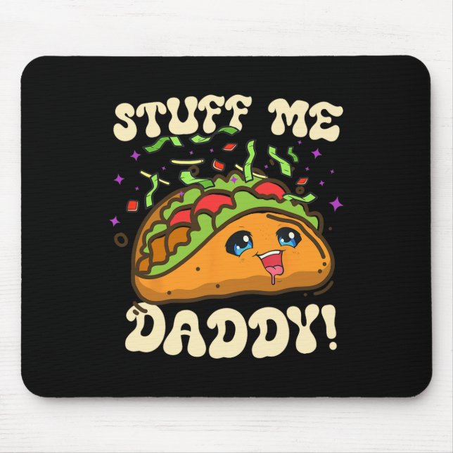 Mousepad Taco Coisas Que Eu Pai Engraçado Cinco De Mayo Tac (Frente)