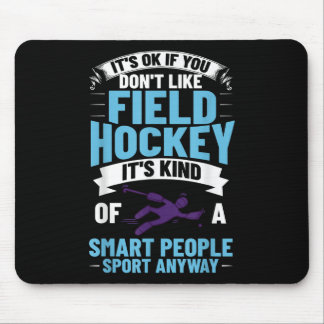 Mousepad Taco de hóquei de campo Objetivo Jogo Indoor Trein