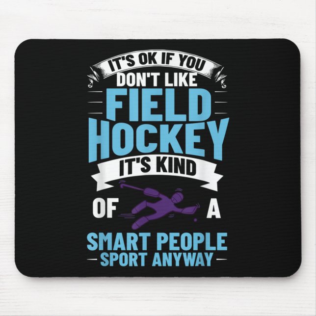 Mousepad Taco de hóquei de campo Objetivo Jogo Indoor Trein (Frente)