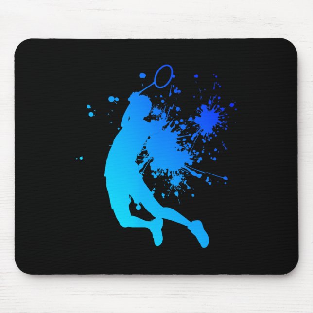 Mousepad Taco de squash Feminino de Badminton Masculino  (Frente)