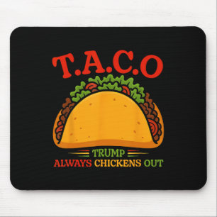 Mousepad Taco Engraçado Trump Sempre Desiste T.a.c.o 5
