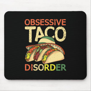 Mousepad Taco Lover Women Men Comida Mexicana Tacos