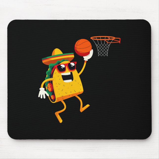 Mousepad Taco Tocando Esqueleto Para Celebração do Cinco De (Frente)