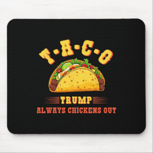 Mousepad Taco Trump Sempre Desiste Piada Política T.a