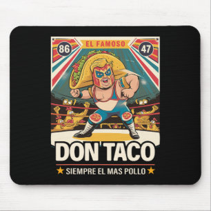 Mousepad Taco Trump Sempre Fala Frangos Engraçado Vamos G