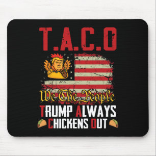 Mousepad Taco Trump Sempre Fala Frio Engraçado Vamos Taco