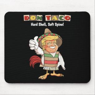 Mousepad Taco Vamos Meme Trump Sempre Desiste, Não