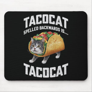 Mousepad Tacocat Ortografado Para Trás É Tacocat Shirt Taco