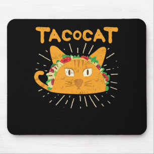 Mousepad Tacocat soletrou é para trás Taco do gato de