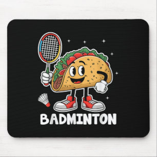 Mousepad Tacos Badminton Taco Comida Mexicana Cinco De Mayo