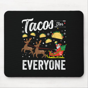 Mousepad Tacos Para Todos Natal Taco Engraçado Xmas Papai N